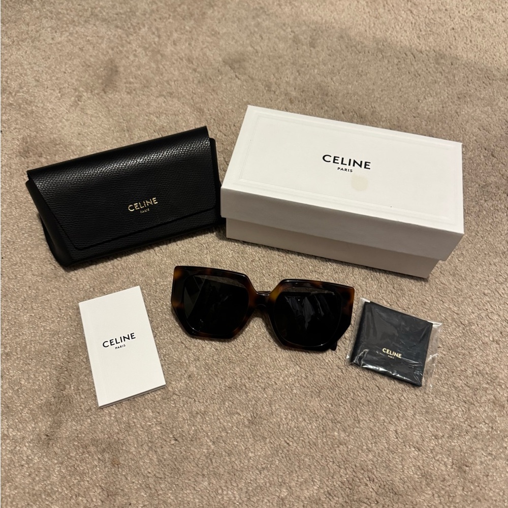 Celine Brown Sunglasses with Black Case